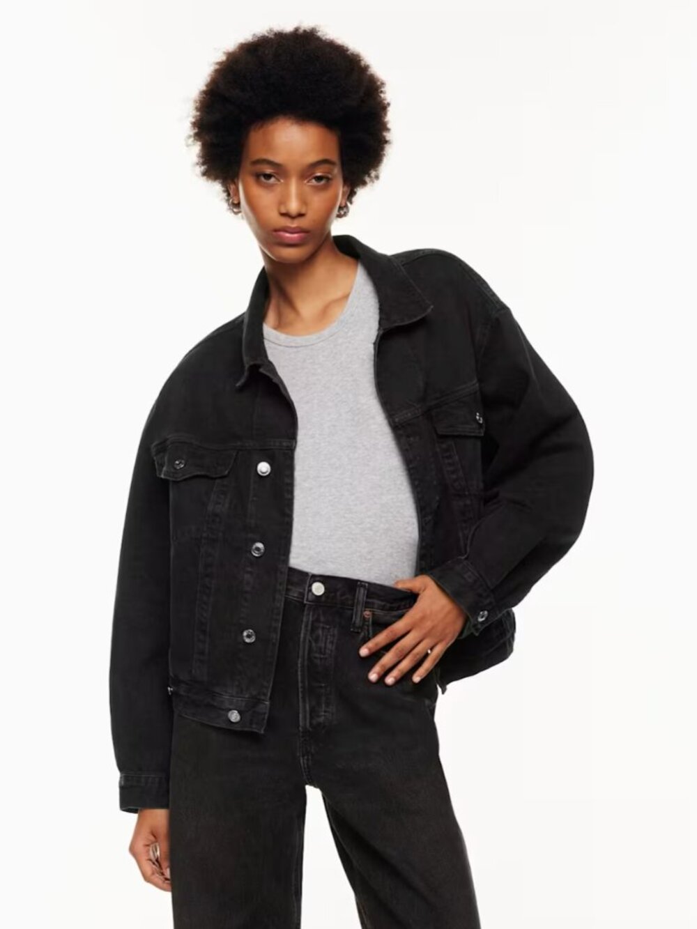AGOLDE Charli Jacket - Black XS